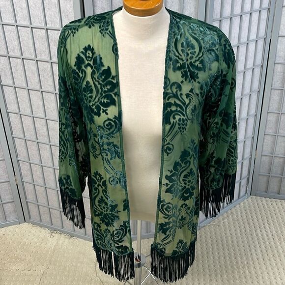 Forever 21 Open Front Floral Kimono, Women’s Size Small - Picture 1 of 5